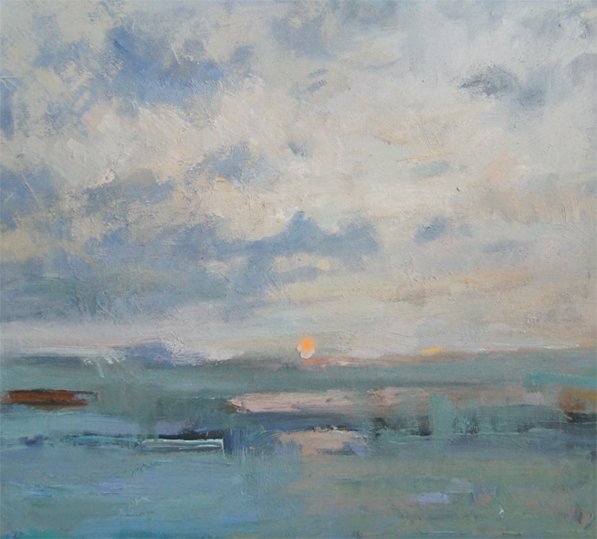 , Oil on board by David Hawthorne